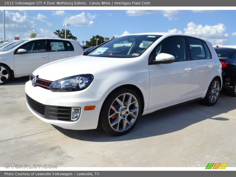 Candy White / Interlagos Plaid Cloth 2013 Volkswagen GTI 4 Door Wolfsburg Edition