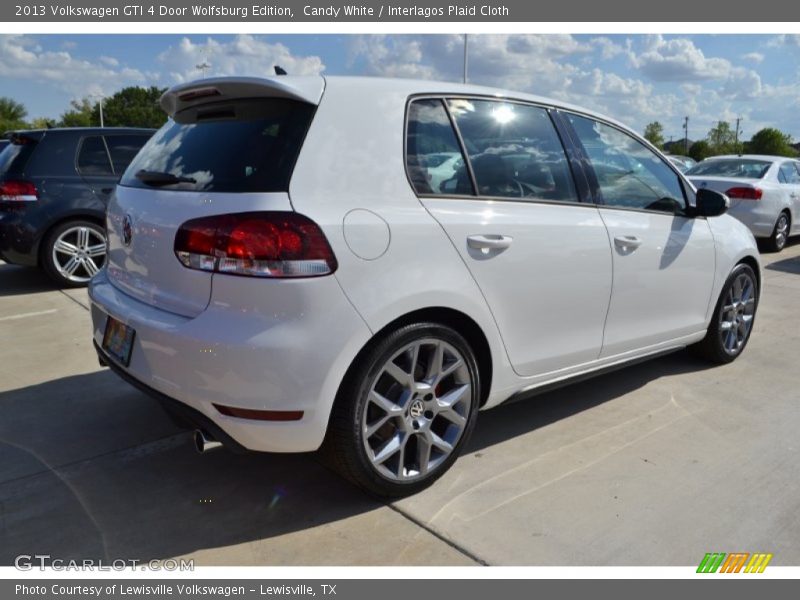 Candy White / Interlagos Plaid Cloth 2013 Volkswagen GTI 4 Door Wolfsburg Edition