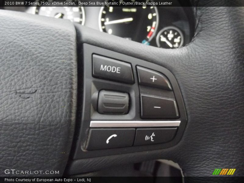 Deep Sea Blue Metallic / Oyster/Black Nappa Leather 2010 BMW 7 Series 750Li xDrive Sedan