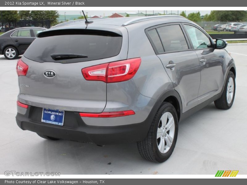 Mineral Silver / Black 2012 Kia Sportage LX