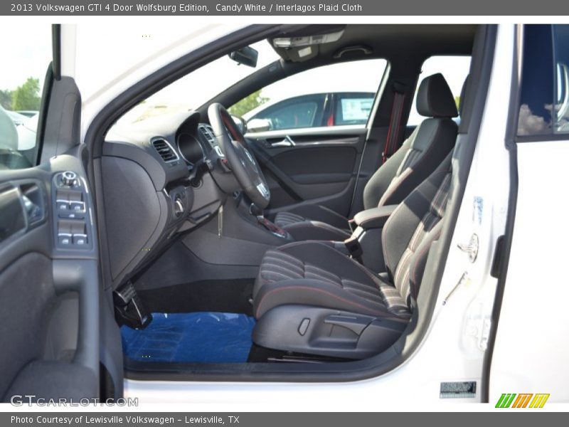 Candy White / Interlagos Plaid Cloth 2013 Volkswagen GTI 4 Door Wolfsburg Edition