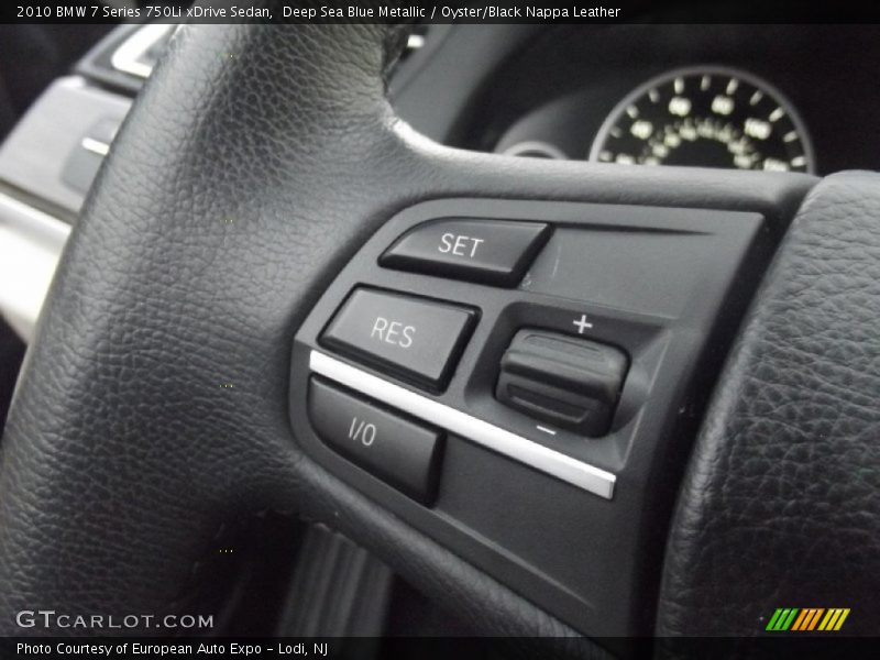 Deep Sea Blue Metallic / Oyster/Black Nappa Leather 2010 BMW 7 Series 750Li xDrive Sedan