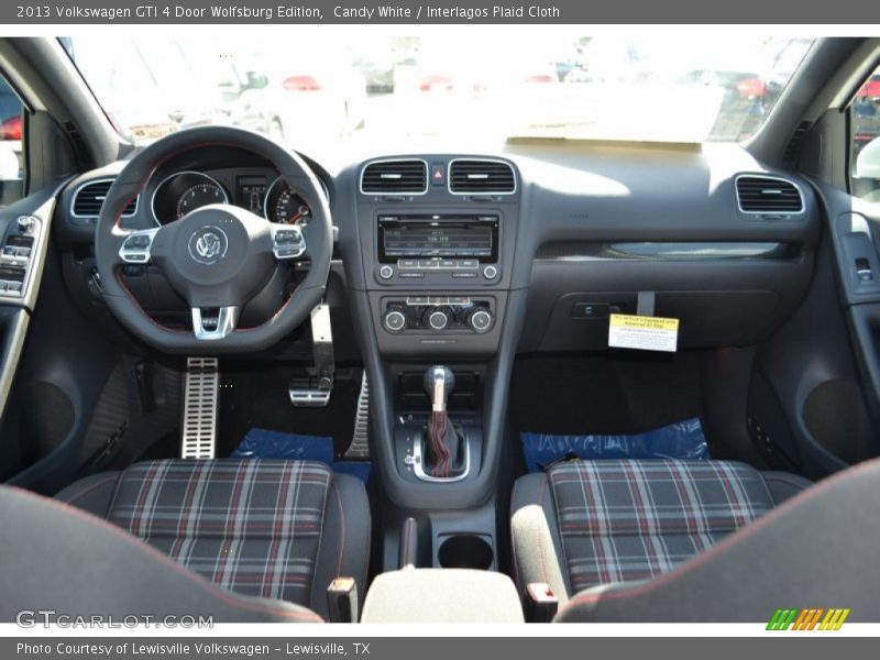 Candy White / Interlagos Plaid Cloth 2013 Volkswagen GTI 4 Door Wolfsburg Edition