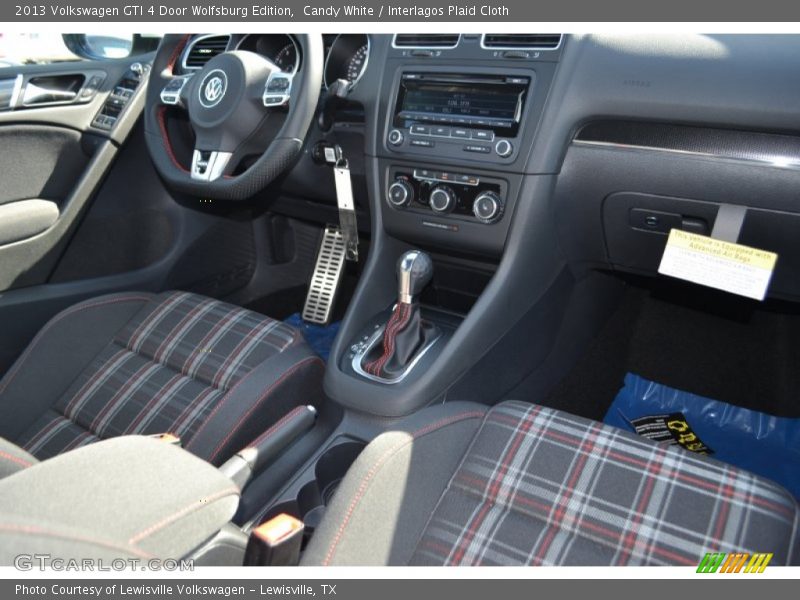 Candy White / Interlagos Plaid Cloth 2013 Volkswagen GTI 4 Door Wolfsburg Edition
