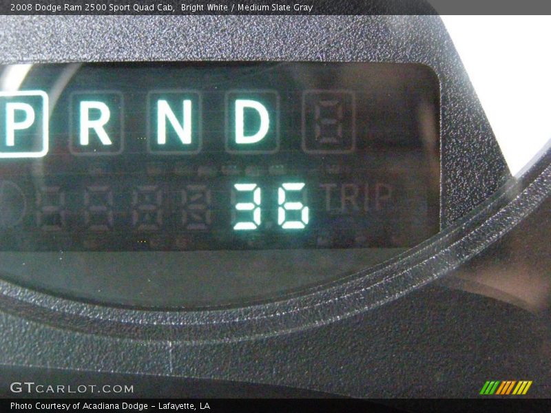 Bright White / Medium Slate Gray 2008 Dodge Ram 2500 Sport Quad Cab