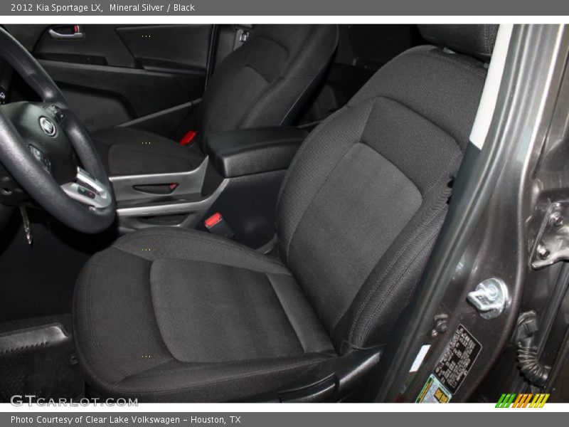 Mineral Silver / Black 2012 Kia Sportage LX