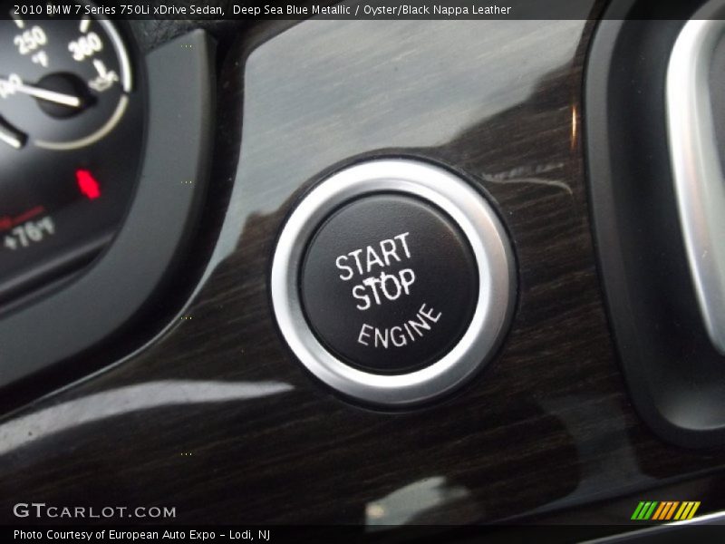 Deep Sea Blue Metallic / Oyster/Black Nappa Leather 2010 BMW 7 Series 750Li xDrive Sedan