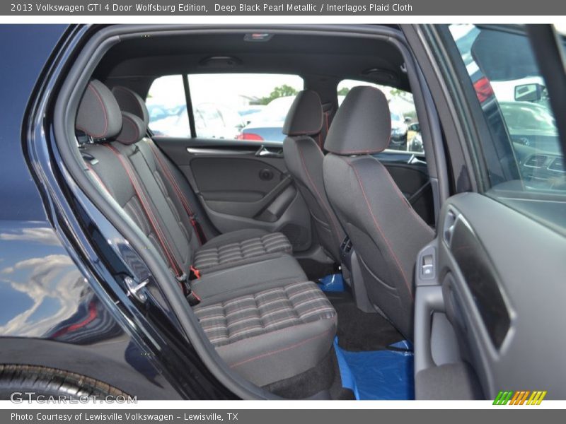 Deep Black Pearl Metallic / Interlagos Plaid Cloth 2013 Volkswagen GTI 4 Door Wolfsburg Edition