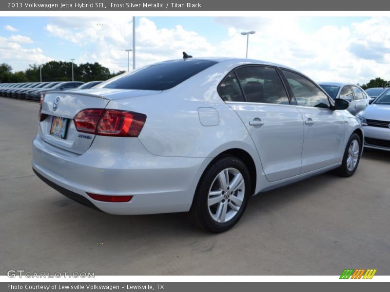 Frost Silver Metallic / Titan Black 2013 Volkswagen Jetta Hybrid SEL