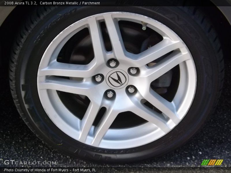 Carbon Bronze Metallic / Parchment 2008 Acura TL 3.2