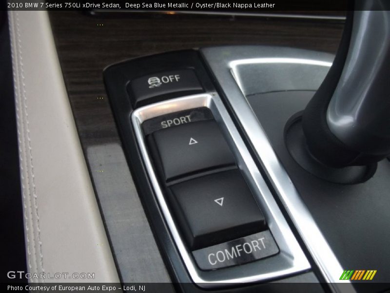 Deep Sea Blue Metallic / Oyster/Black Nappa Leather 2010 BMW 7 Series 750Li xDrive Sedan