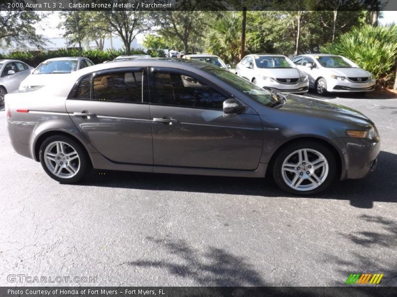 Carbon Bronze Metallic / Parchment 2008 Acura TL 3.2