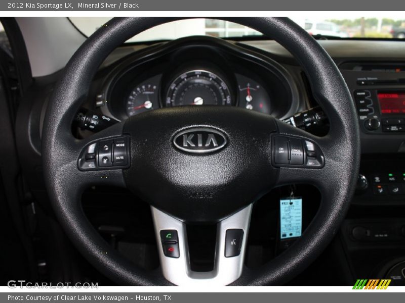 Mineral Silver / Black 2012 Kia Sportage LX