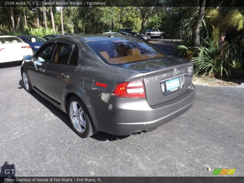 Carbon Bronze Metallic / Parchment 2008 Acura TL 3.2