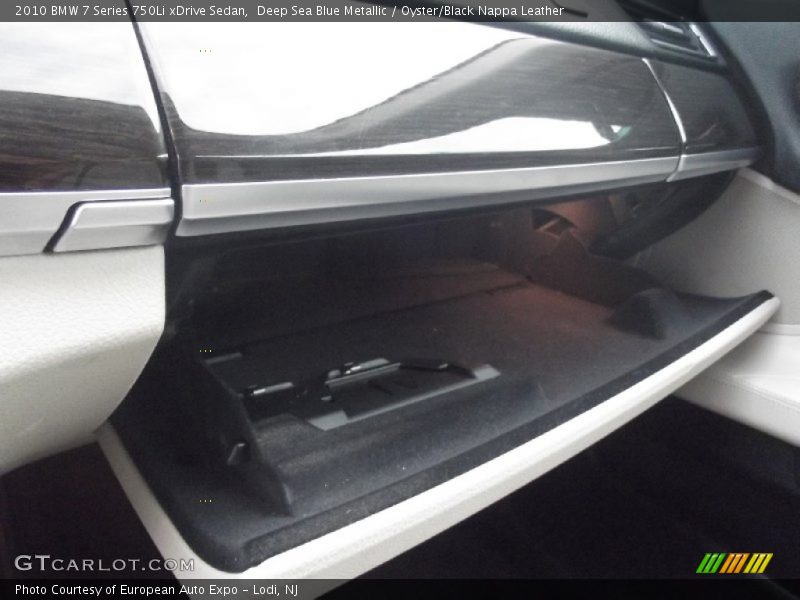 Deep Sea Blue Metallic / Oyster/Black Nappa Leather 2010 BMW 7 Series 750Li xDrive Sedan