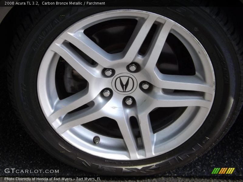 Carbon Bronze Metallic / Parchment 2008 Acura TL 3.2