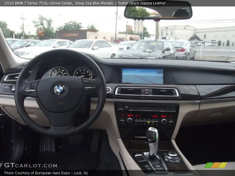 Deep Sea Blue Metallic / Oyster/Black Nappa Leather 2010 BMW 7 Series 750Li xDrive Sedan