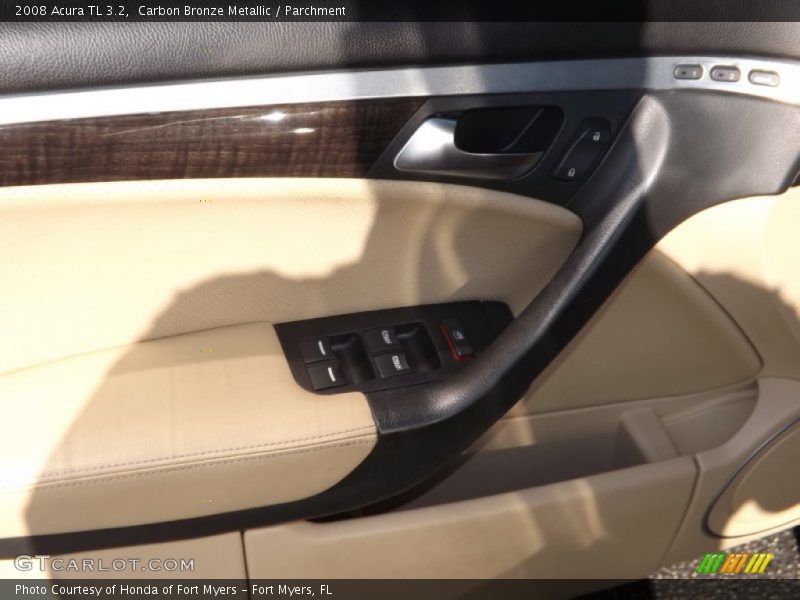 Carbon Bronze Metallic / Parchment 2008 Acura TL 3.2