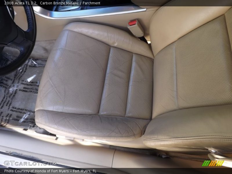 Carbon Bronze Metallic / Parchment 2008 Acura TL 3.2