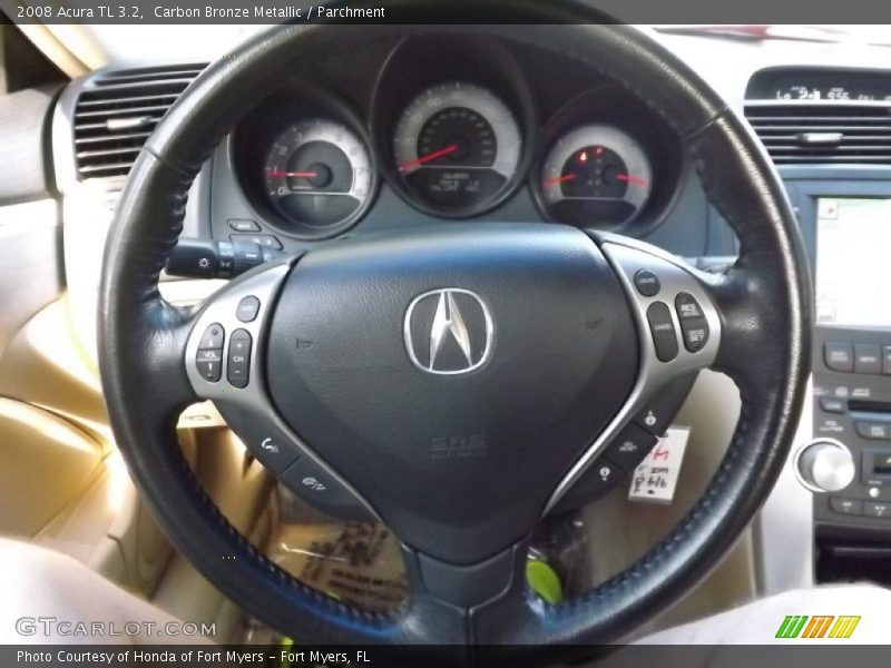 Carbon Bronze Metallic / Parchment 2008 Acura TL 3.2