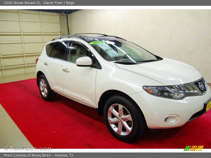 Glacier Pearl / Beige 2009 Nissan Murano SL