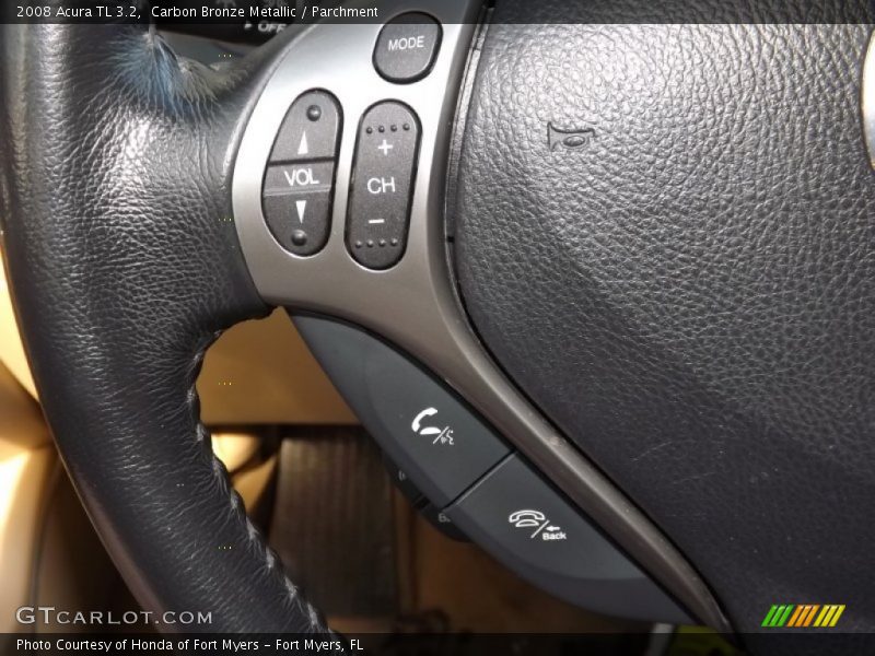 Carbon Bronze Metallic / Parchment 2008 Acura TL 3.2
