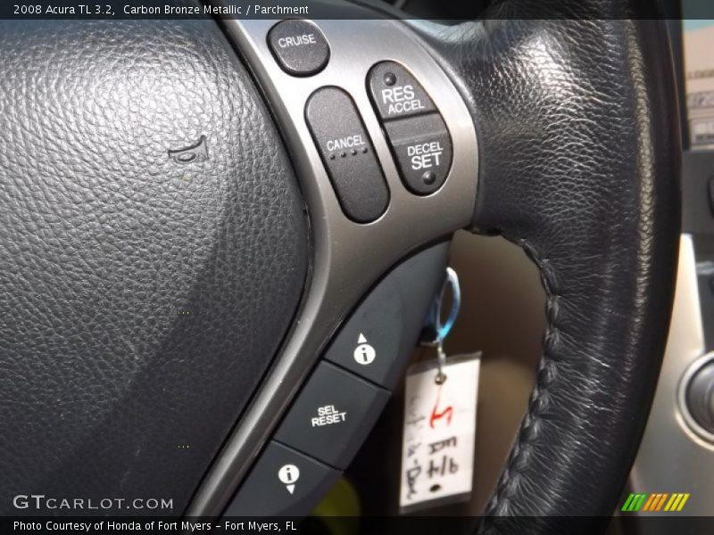 Carbon Bronze Metallic / Parchment 2008 Acura TL 3.2