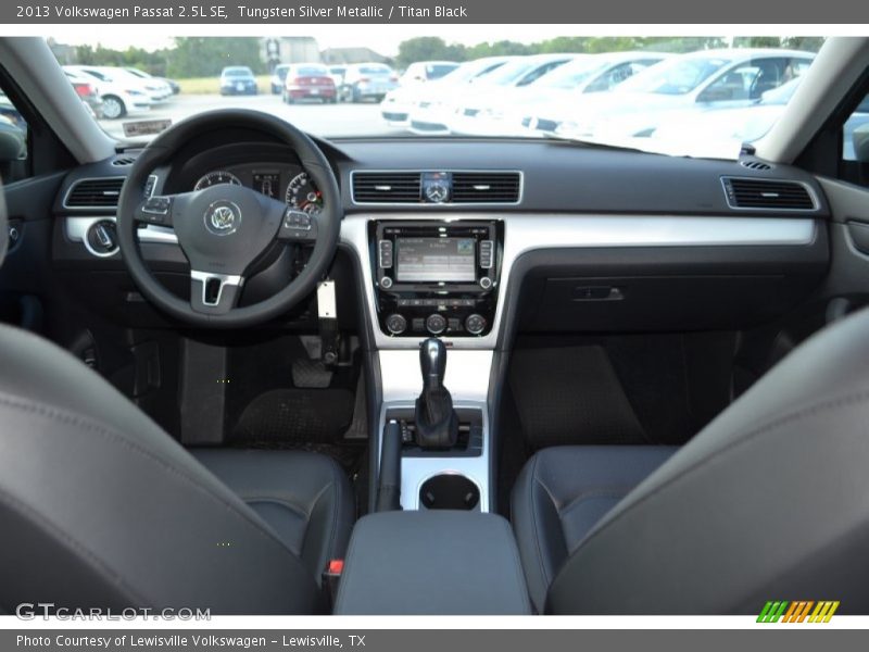 Tungsten Silver Metallic / Titan Black 2013 Volkswagen Passat 2.5L SE
