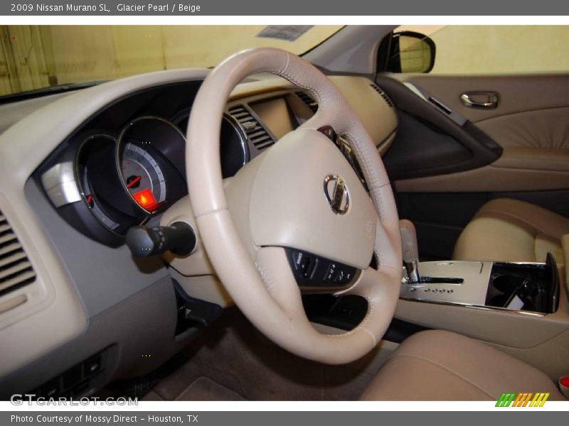 Glacier Pearl / Beige 2009 Nissan Murano SL