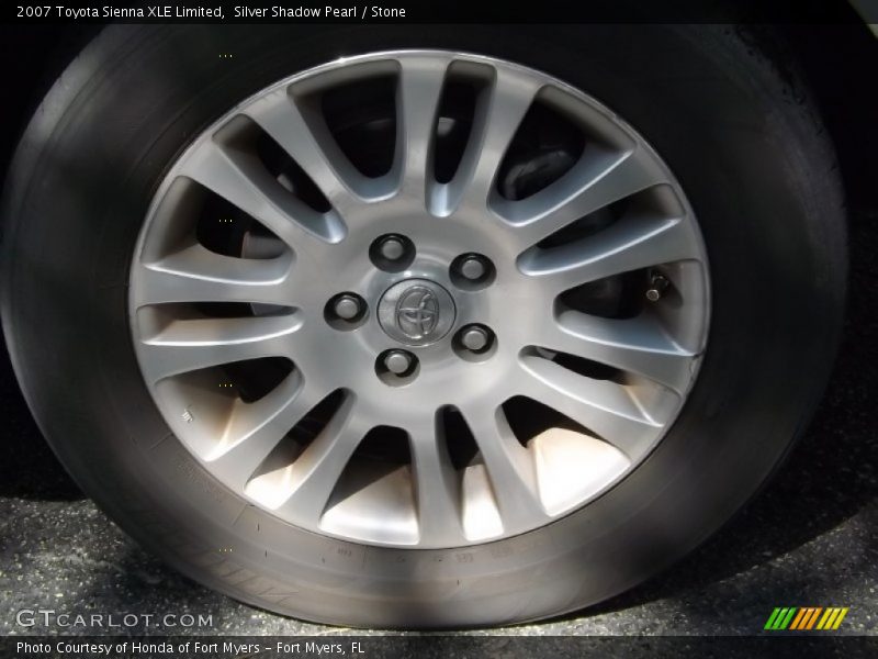Silver Shadow Pearl / Stone 2007 Toyota Sienna XLE Limited