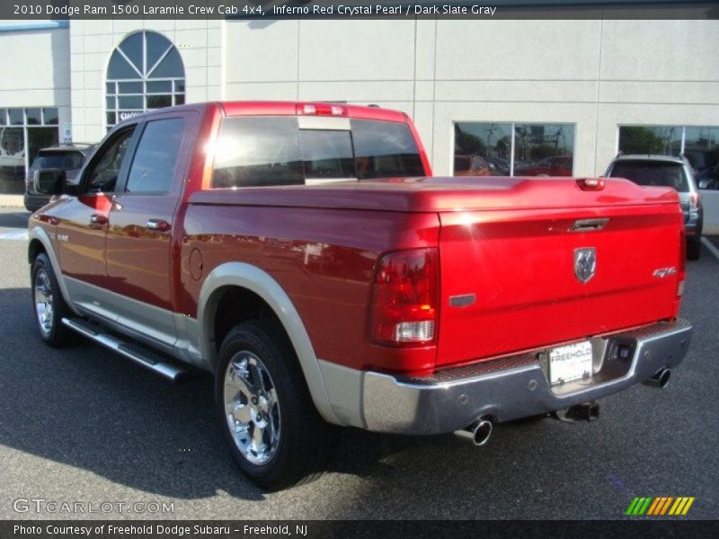 Inferno Red Crystal Pearl / Dark Slate Gray 2010 Dodge Ram 1500 Laramie Crew Cab 4x4