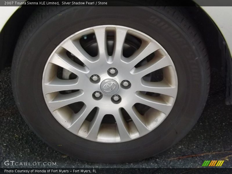 Silver Shadow Pearl / Stone 2007 Toyota Sienna XLE Limited