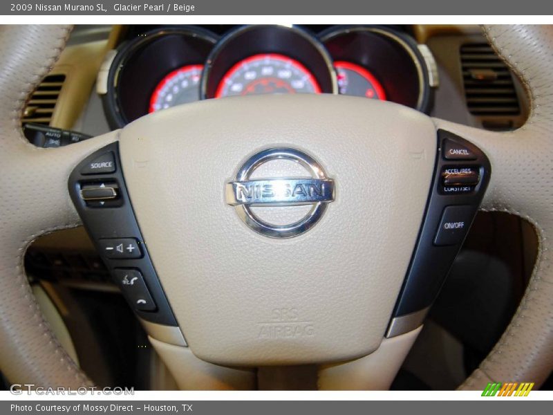 Glacier Pearl / Beige 2009 Nissan Murano SL