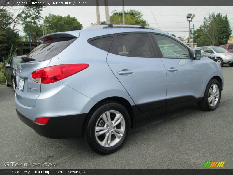 Aurora Blue / Taupe 2012 Hyundai Tucson GLS