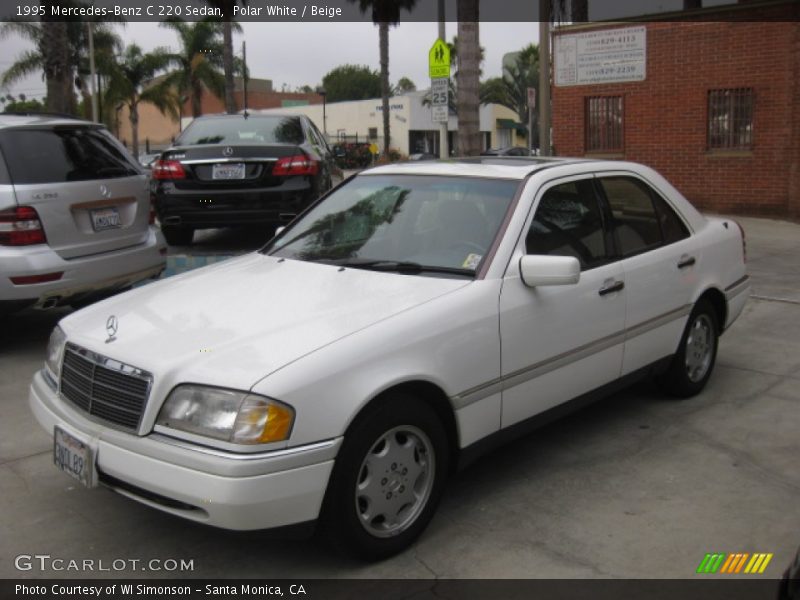 Front 3/4 View of 1995 C 220 Sedan