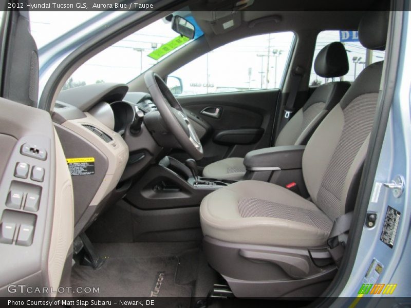 Aurora Blue / Taupe 2012 Hyundai Tucson GLS