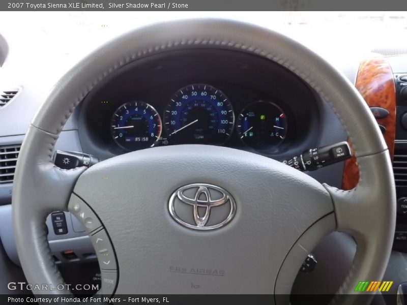 Silver Shadow Pearl / Stone 2007 Toyota Sienna XLE Limited