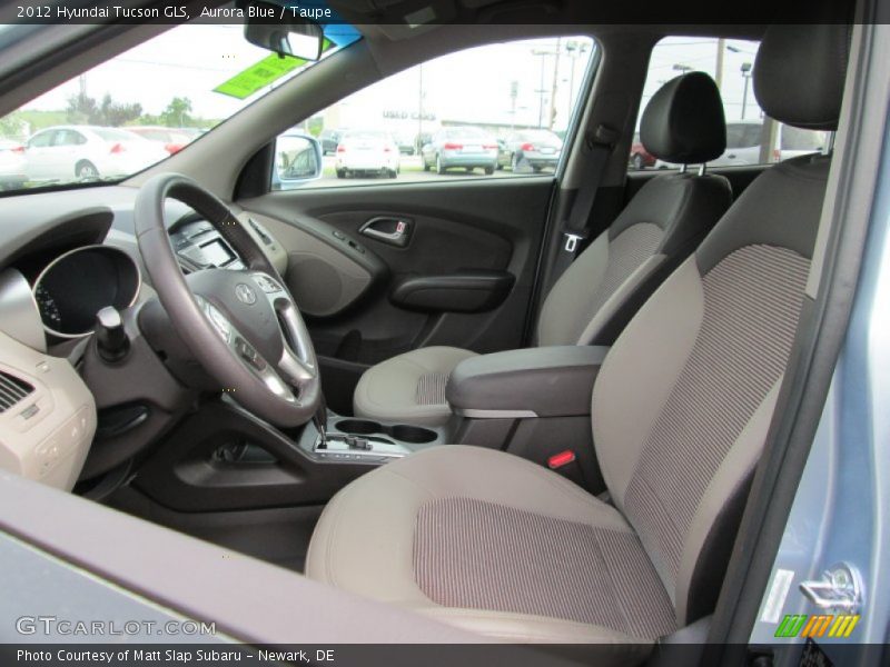 Aurora Blue / Taupe 2012 Hyundai Tucson GLS