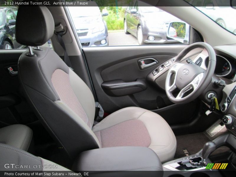 Aurora Blue / Taupe 2012 Hyundai Tucson GLS