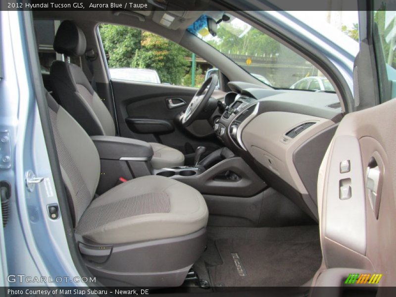 Aurora Blue / Taupe 2012 Hyundai Tucson GLS