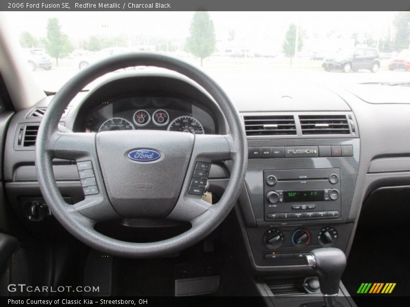 Redfire Metallic / Charcoal Black 2006 Ford Fusion SE