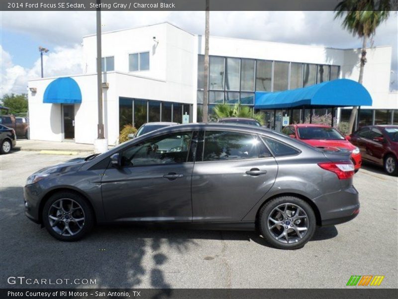 Sterling Gray / Charcoal Black 2014 Ford Focus SE Sedan