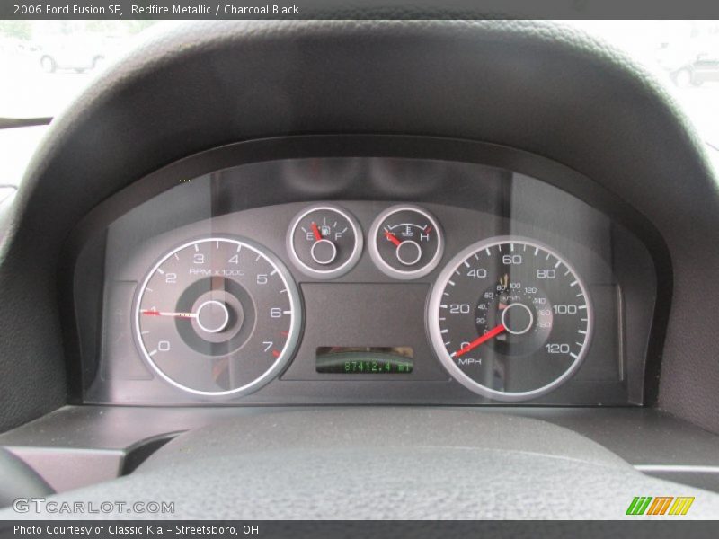 Redfire Metallic / Charcoal Black 2006 Ford Fusion SE