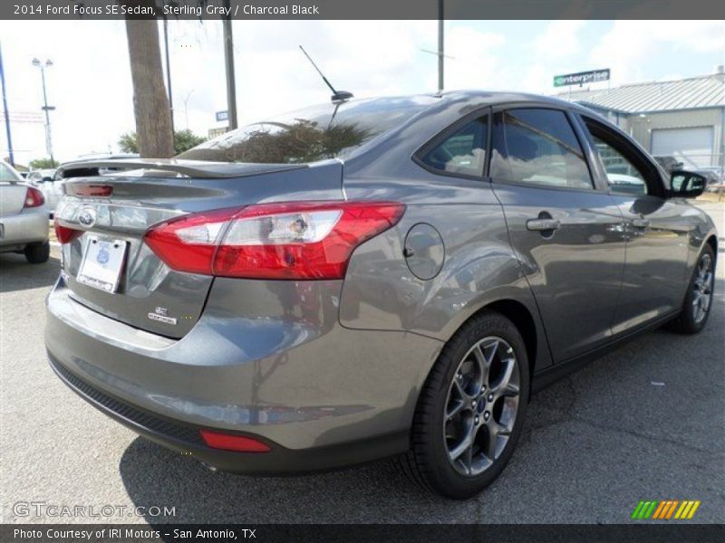 Sterling Gray / Charcoal Black 2014 Ford Focus SE Sedan