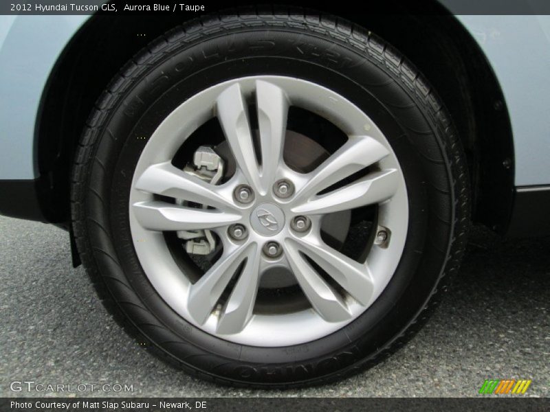 Aurora Blue / Taupe 2012 Hyundai Tucson GLS