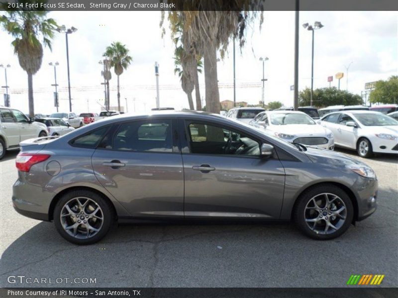 Sterling Gray / Charcoal Black 2014 Ford Focus SE Sedan