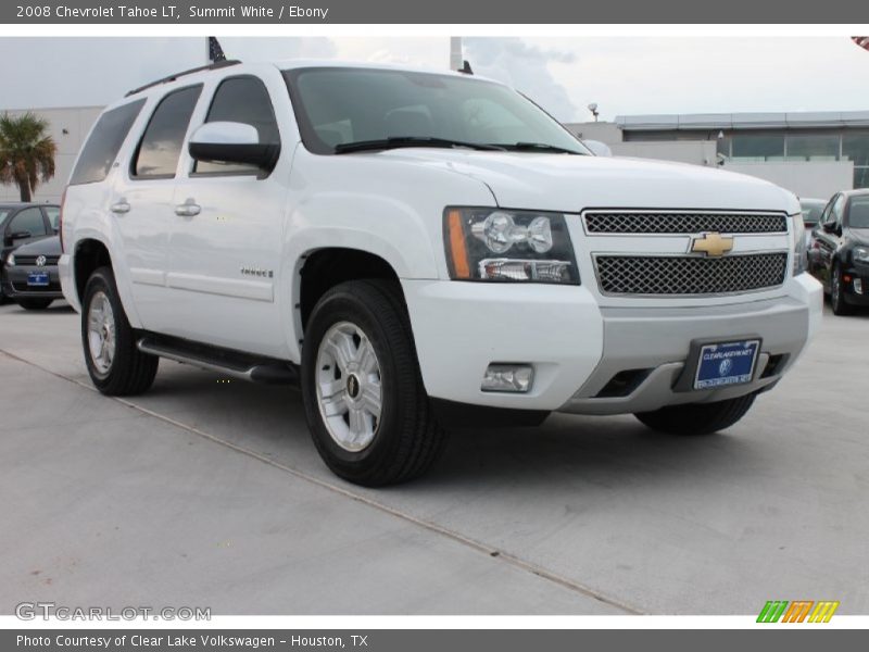 Summit White / Ebony 2008 Chevrolet Tahoe LT
