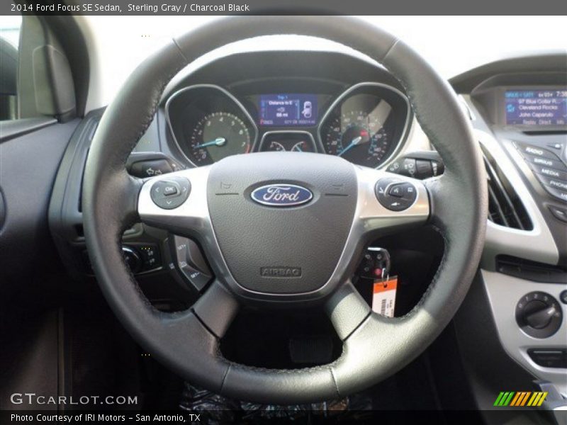 Sterling Gray / Charcoal Black 2014 Ford Focus SE Sedan