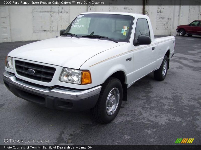 Oxford White / Dark Graphite 2002 Ford Ranger Sport Regular Cab