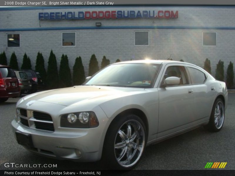 Bright Silver Metallic / Dark Slate Gray 2008 Dodge Charger SE